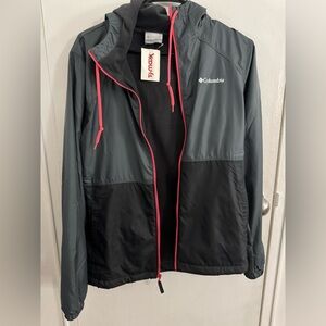 Columbia women’s fleece lined jacket water resistant size s